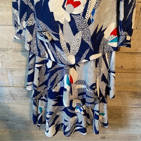 Vintage Adina J. Fashions women’s drop waist layered dress in size 13-14 - Picture 7 of 14